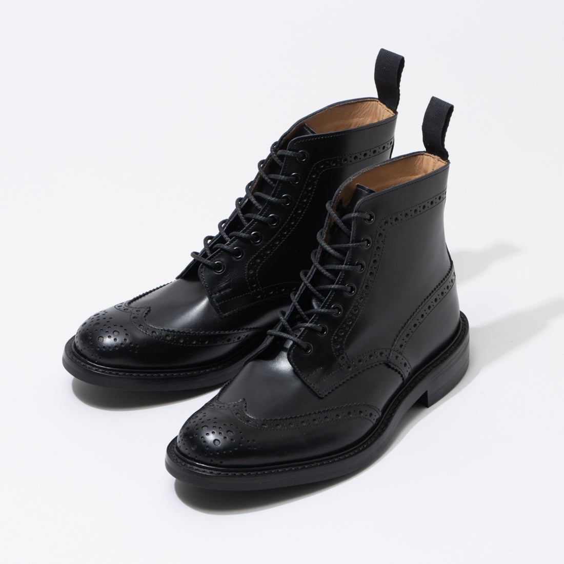 トリッカーズ Tricker's レースアップブーツ MALTON 2508（BLACK