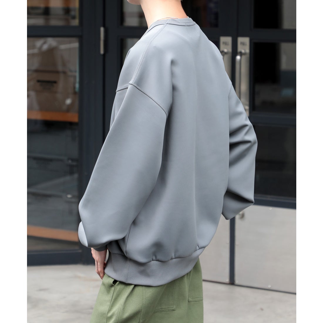 MAISON CLUB 【SETUP7】ESSENTIALS Super smooth cardboard sweater