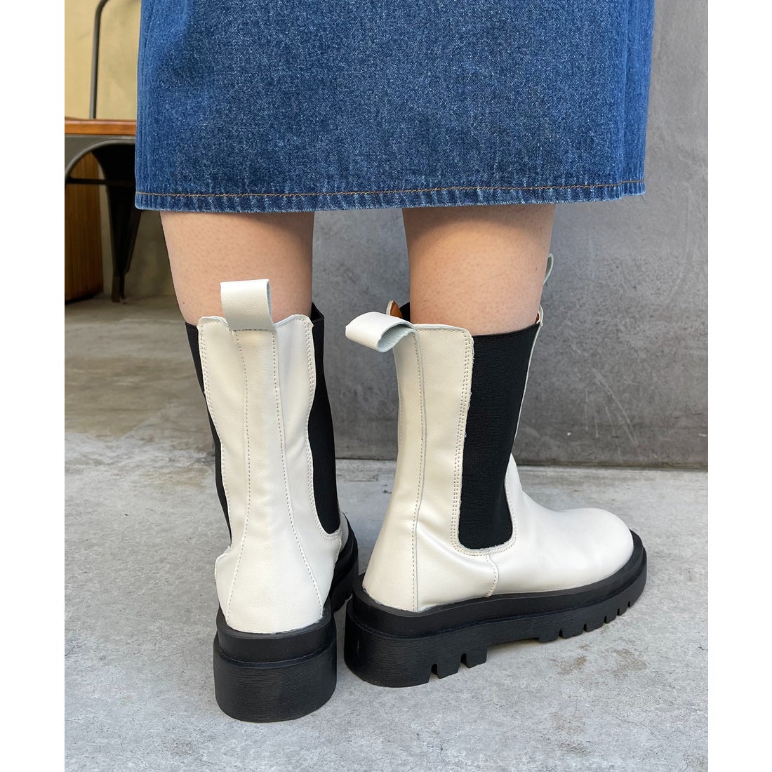 MAISON BREEZE 【SETUP7】ロングサイドゴアブーツ シューズ チェルシー