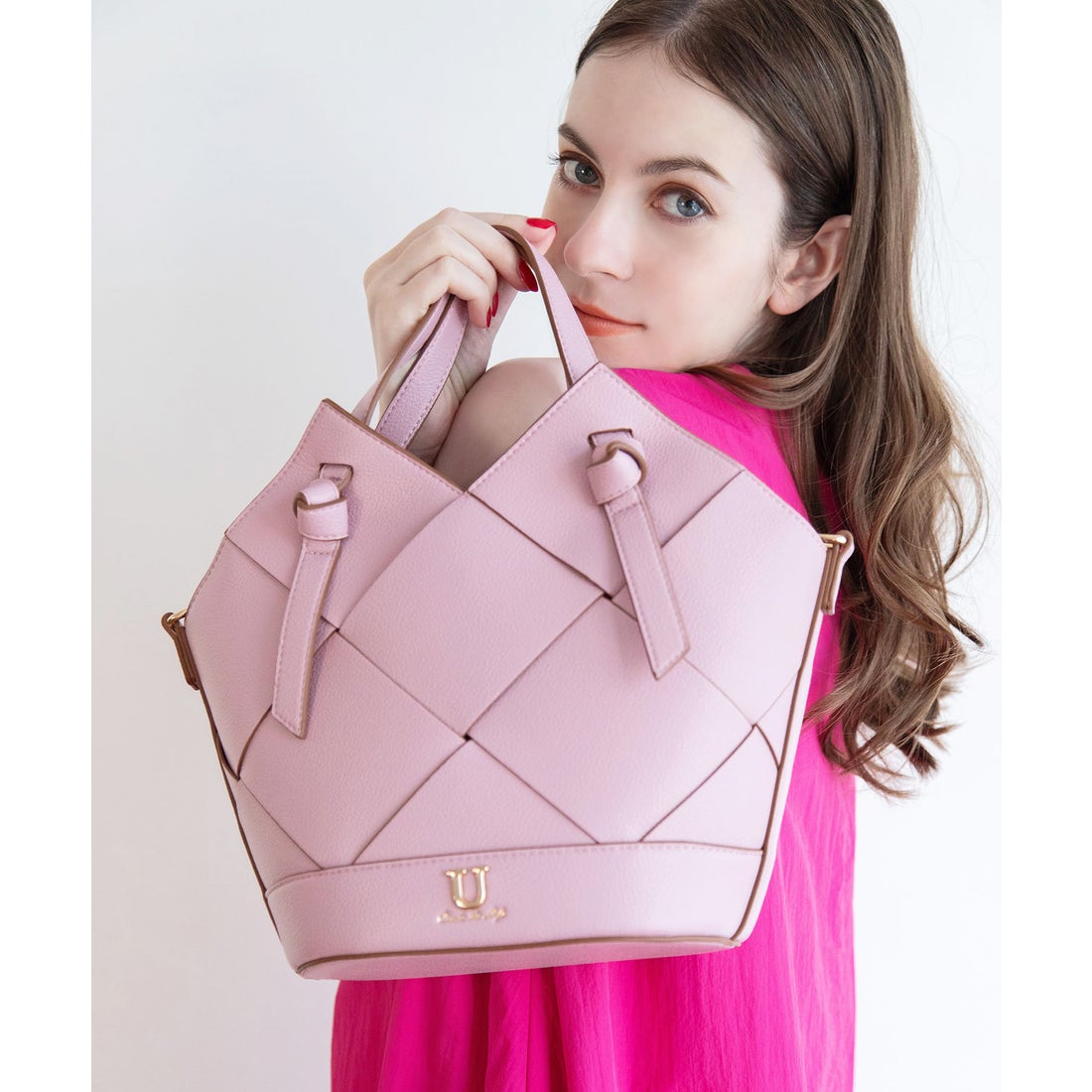 ユー U □TVドラマ着用□リエールtisser【ティッセ】メッシュトート