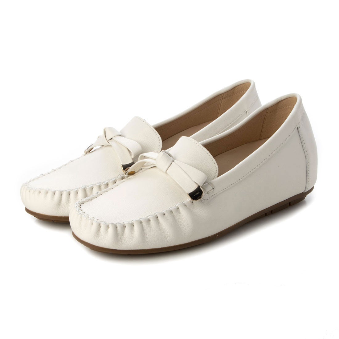 アンリーフ unReef リボンモチーフドライビングシューズ （ホワイト