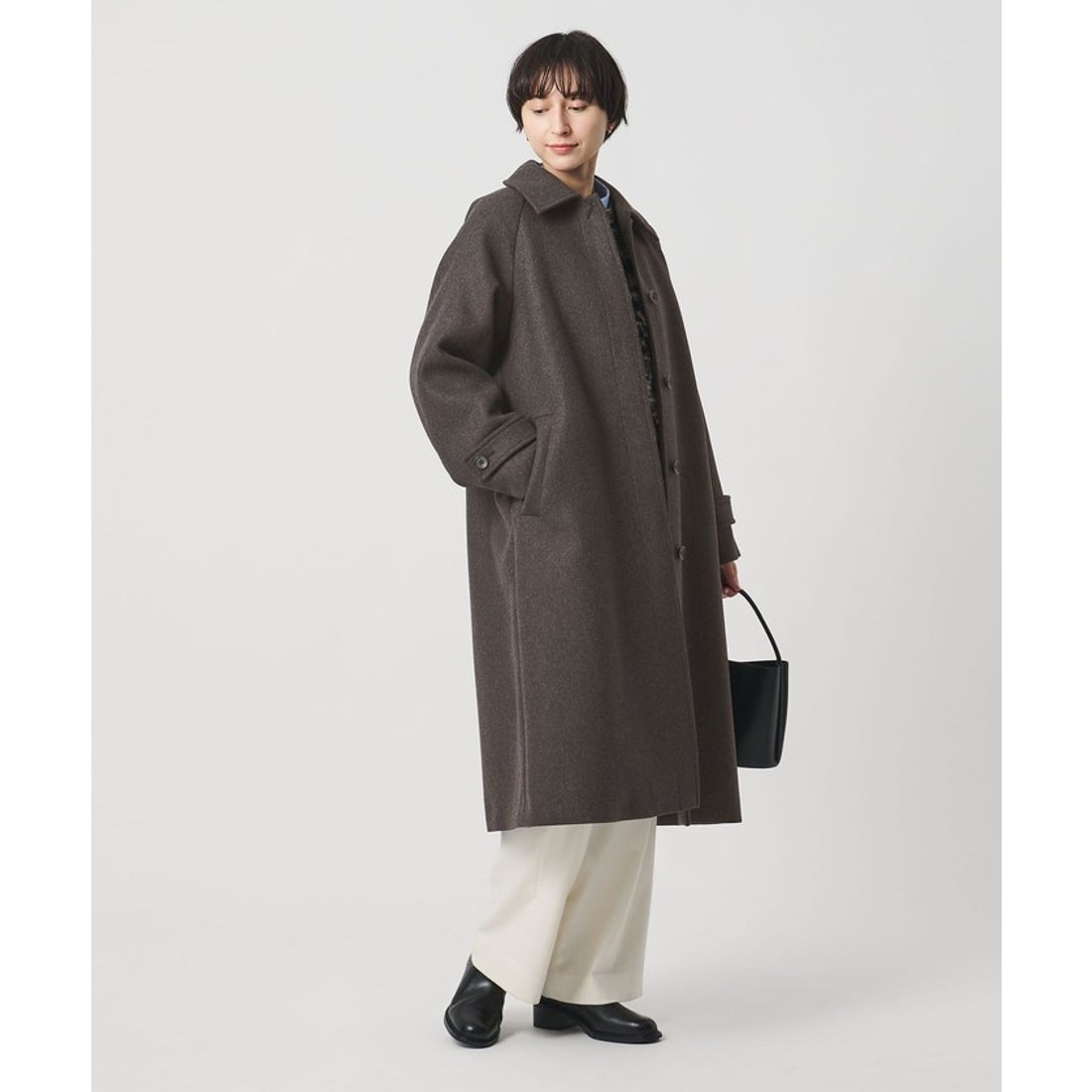 UNITED ARROWS MANTECO ミックス ステンカラー コート （その他1