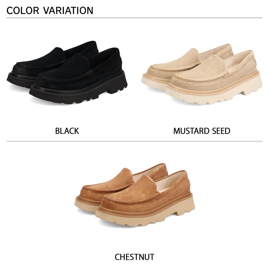 アグ UGG スリッポン ローファー アスコット ラグ メンズ ASCOT LUG