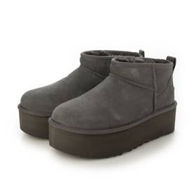 アグ UGG CLASSIC ULTRA MINI PLATFORM 厚底ムートンブーツ （チェス