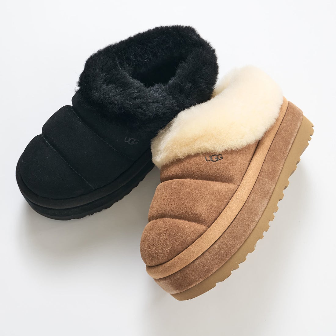 UGG アグ ムートンブーツ タスマン レディース 厚底 TAZZLITA ブラック