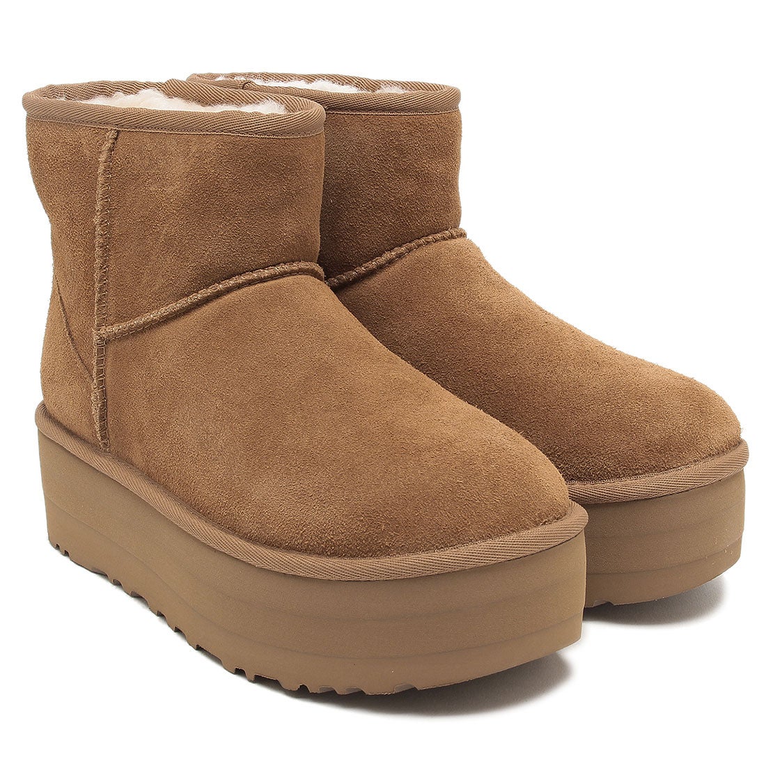 アグ UGG ブーツ クラッシックミニプラットホーム ムートンブーツ 厚底