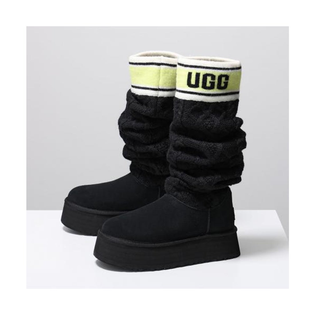 アグ UGG UGG ロングブーツ W CLASSIC SWEATER LETTER TALL 1144044
