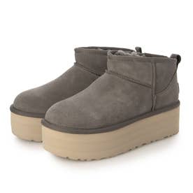 アグ UGG 1135092 CLASSIC ULTRA MINI PLATFORM ブーツ （チャコール