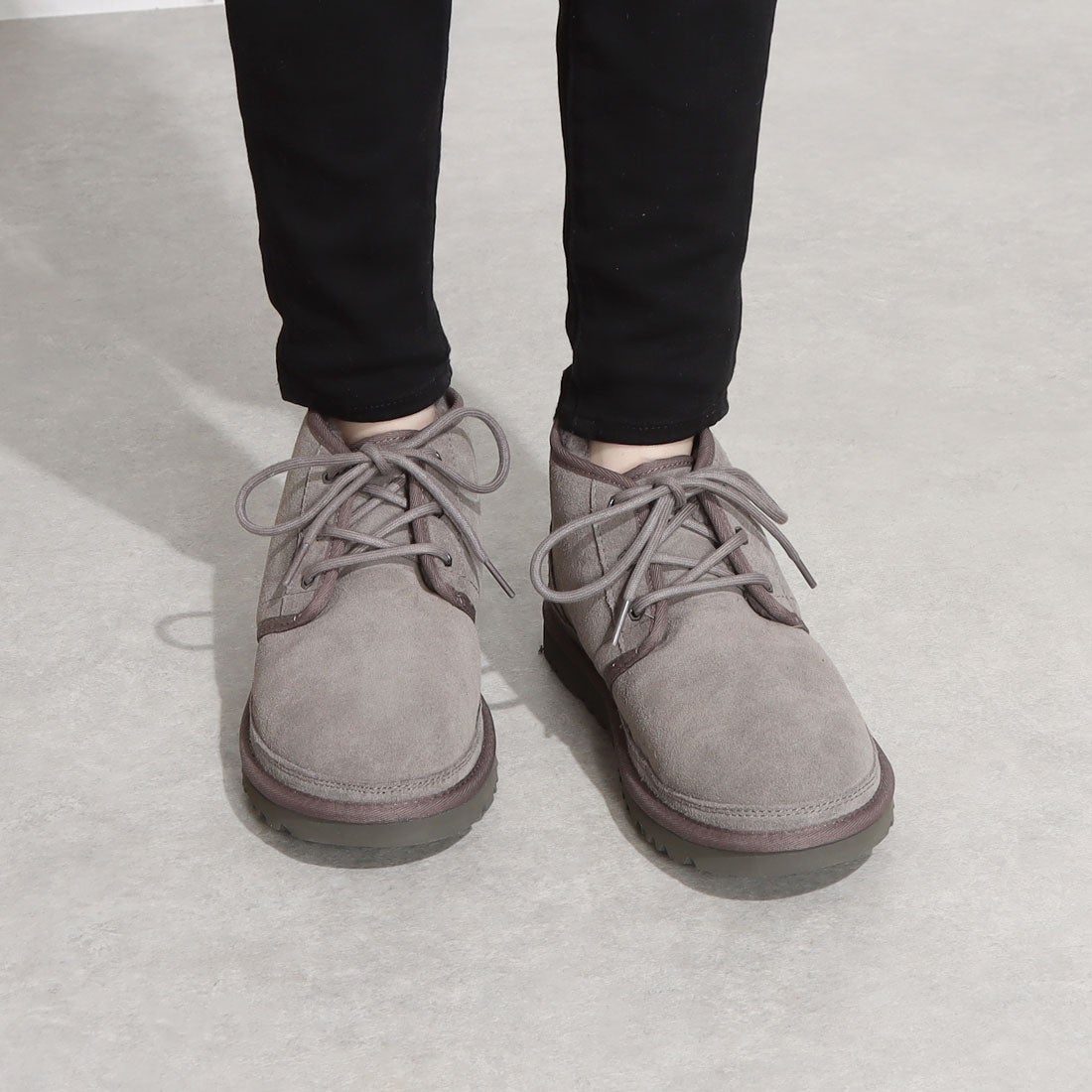 アグ UGG ニューメル ムートンブーツ （チャコール） - ファッション