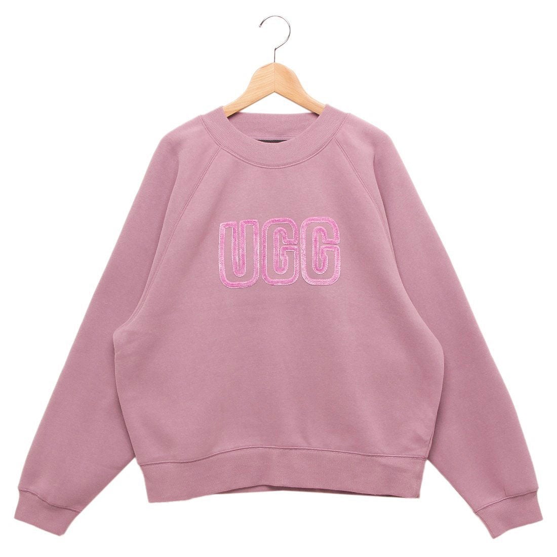 アグ UGG アグ スウェット UGG ロゴ クルーネック スウェット ピンク