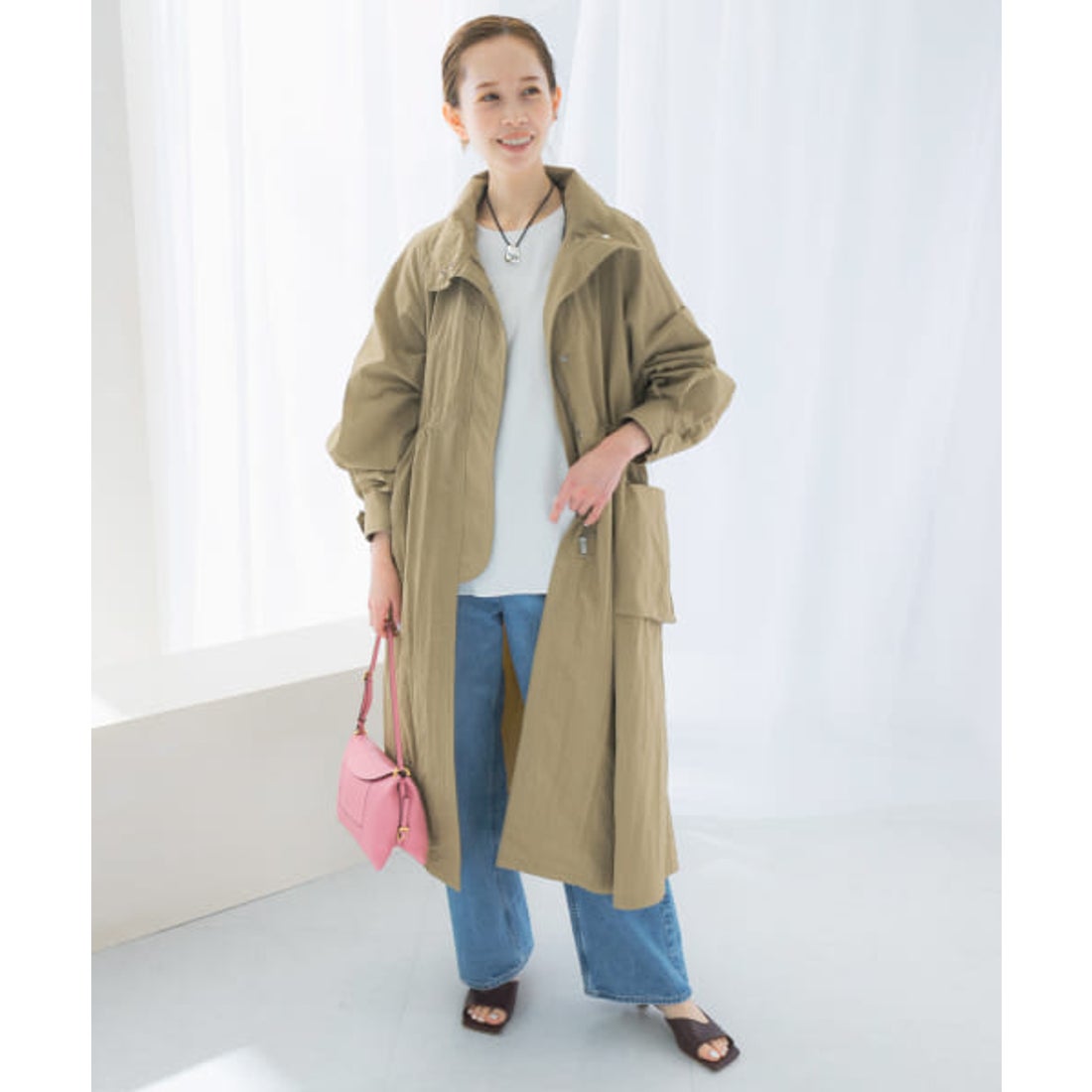 アーバンリサーチ ロッソ URBAN RESEARCH ROSSO 撥水ボリュームモッズ