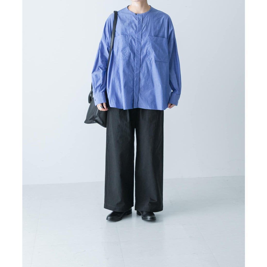 カグレ かぐれ コットンダブルポケットワイドシャツ （オフホワイト