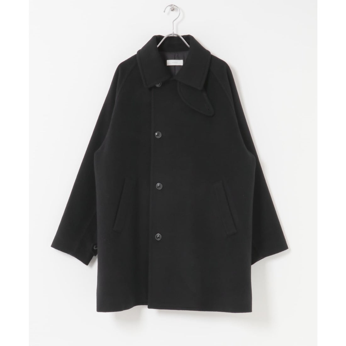 カグレ かぐれ ウールシングルPコート （ネイビー） - ファッション