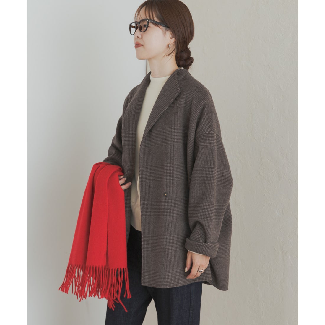 アーバンリサーチ ドアーズ URBAN RESEARCH DOORS ウールリバーミドル