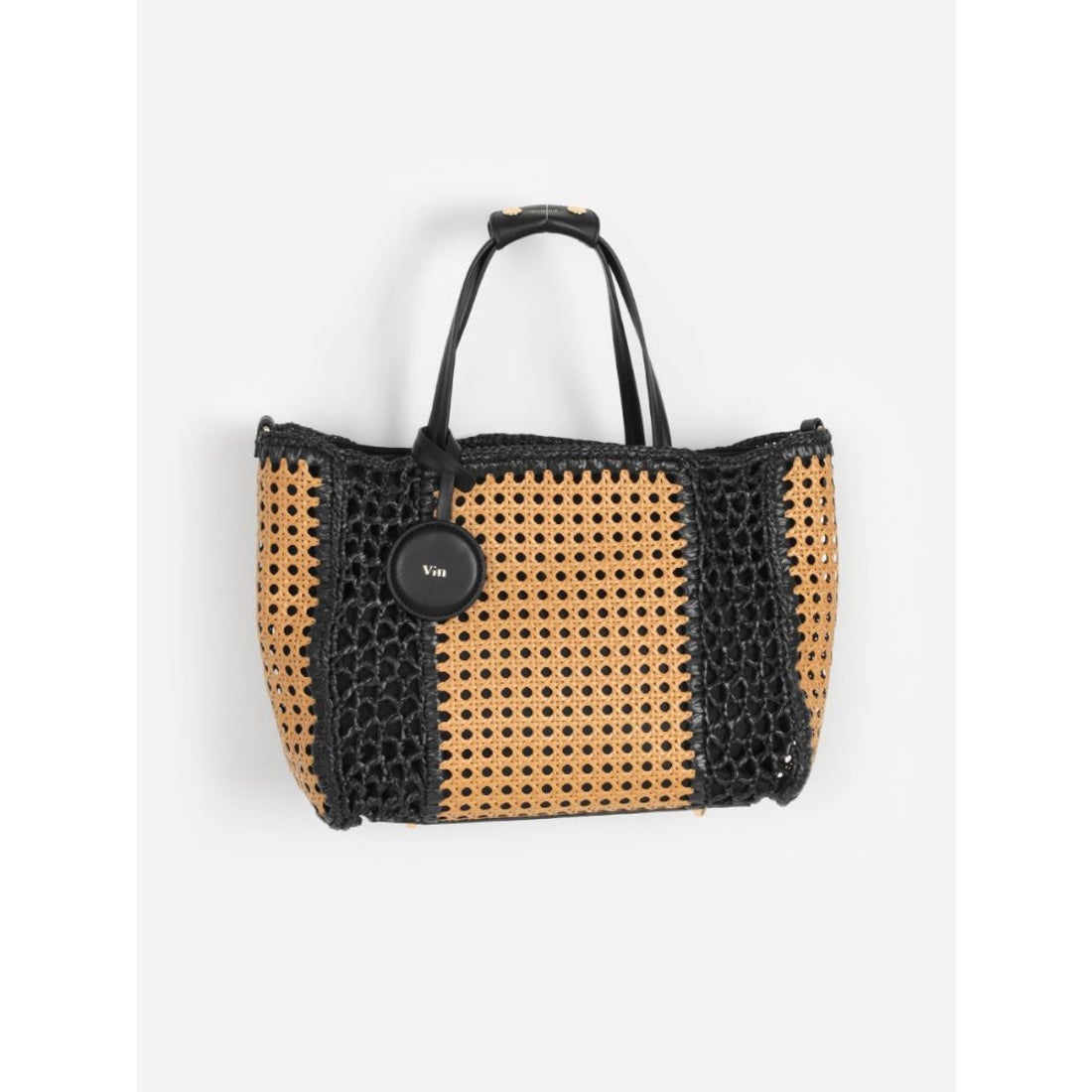 ヴァン Vin メッシュかごバッグ （ブラック） - ファッション通販