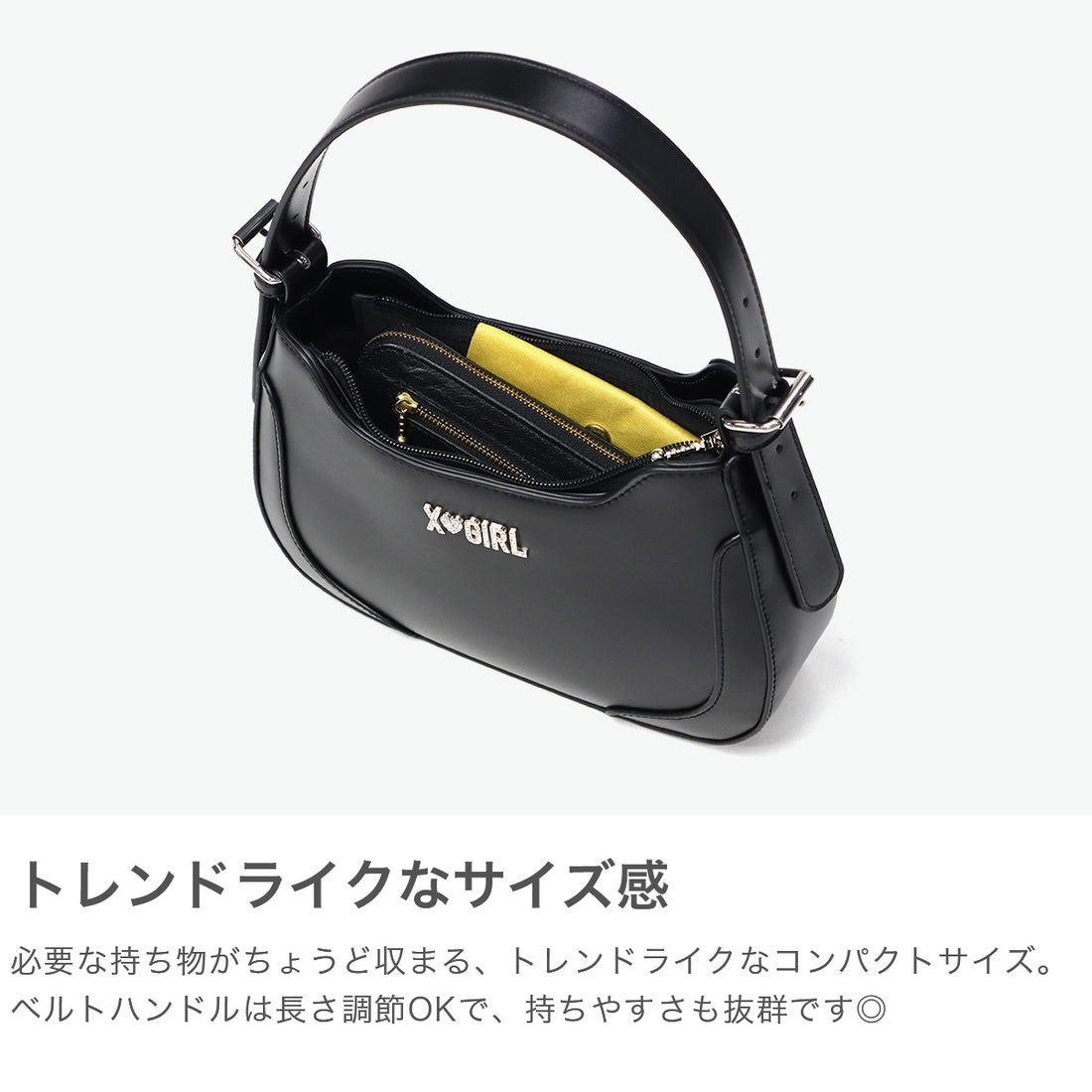 エックスガール X-girl ハンドバッグ 小さめ レディース トートバッグ