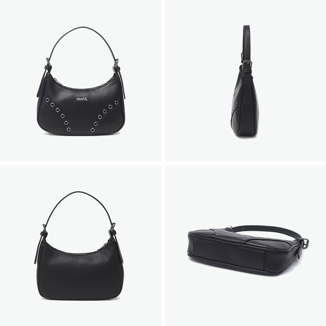 エックスガール X-girl ハンドバッグ レディース 小さめ 横長 バッグ