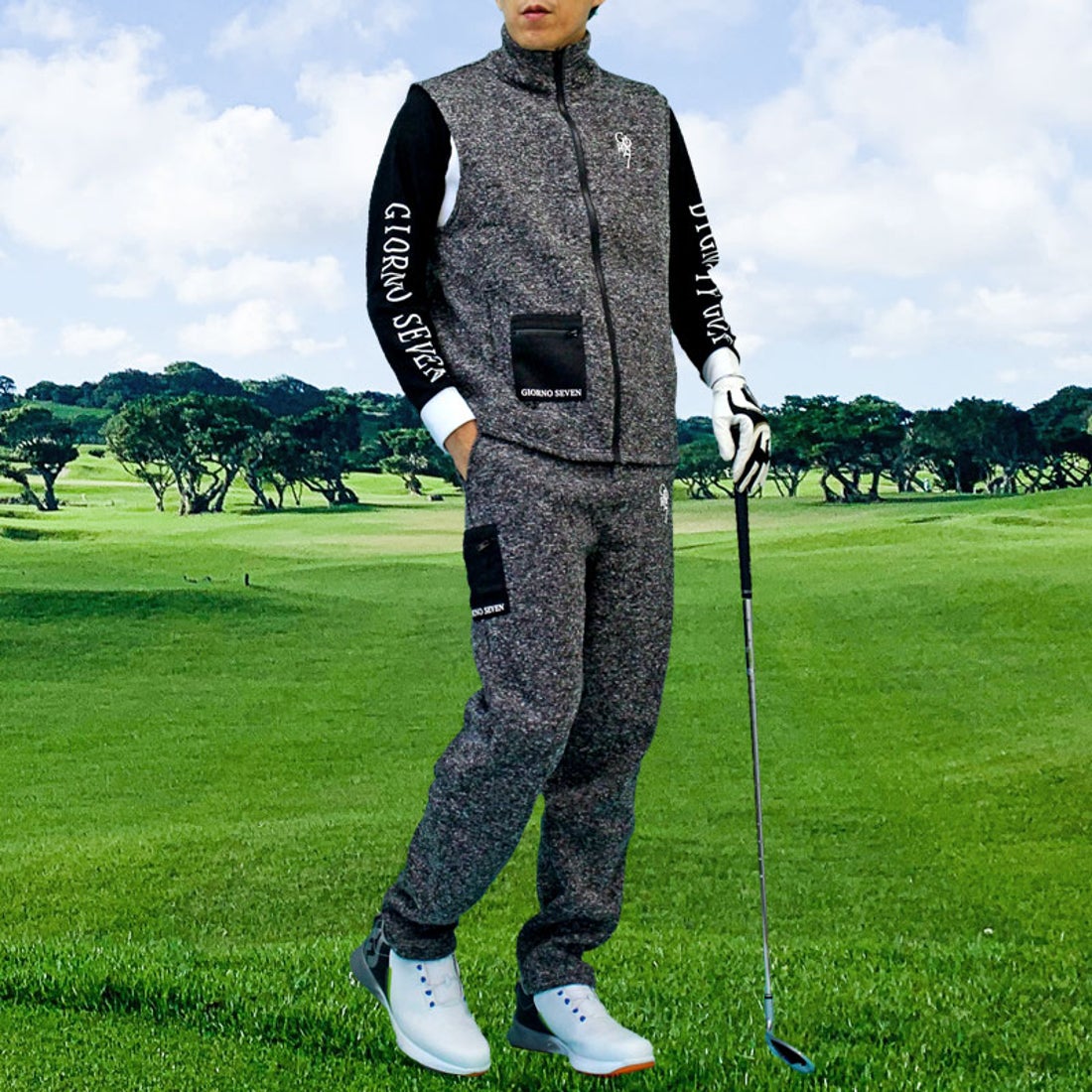 トップイズム TopIsm ゴルフウェア メンズ 上下セットアップ GIORNO