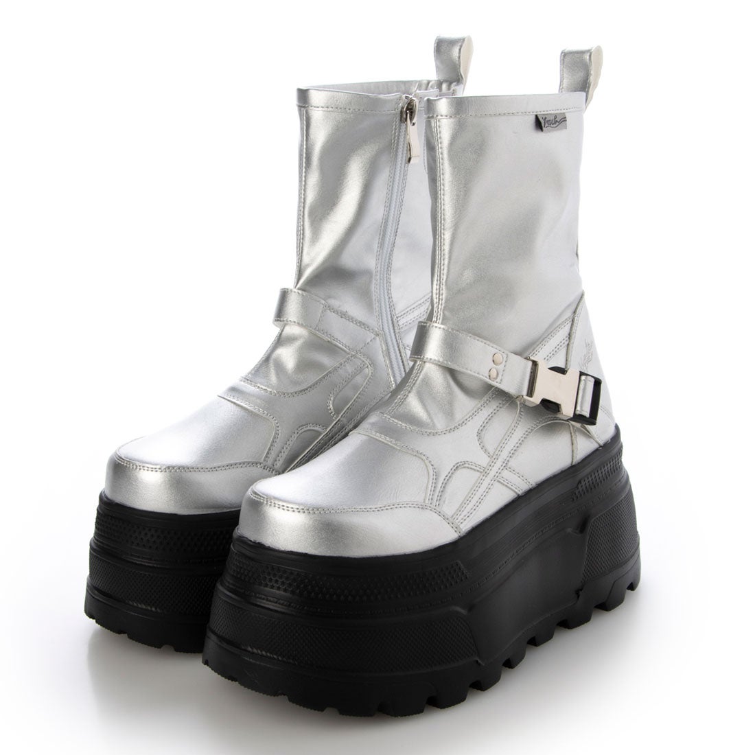 厚底ショートブーツ （シルバー） -YOSUKE U・S・A 公式