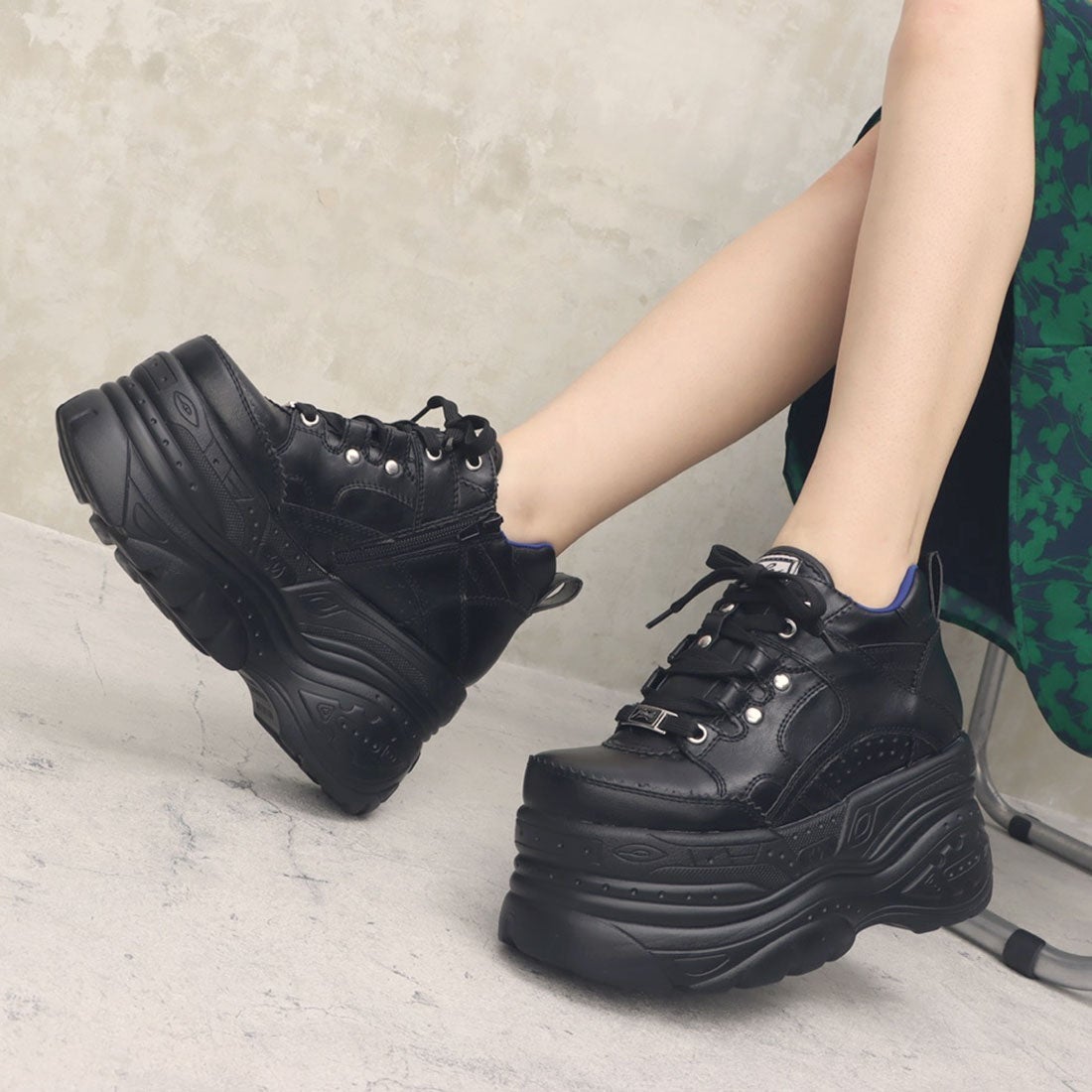 わんにゃんぷー ヨースケミュール 希少 BLACK 厚底 YOSUKE（ヨースケ