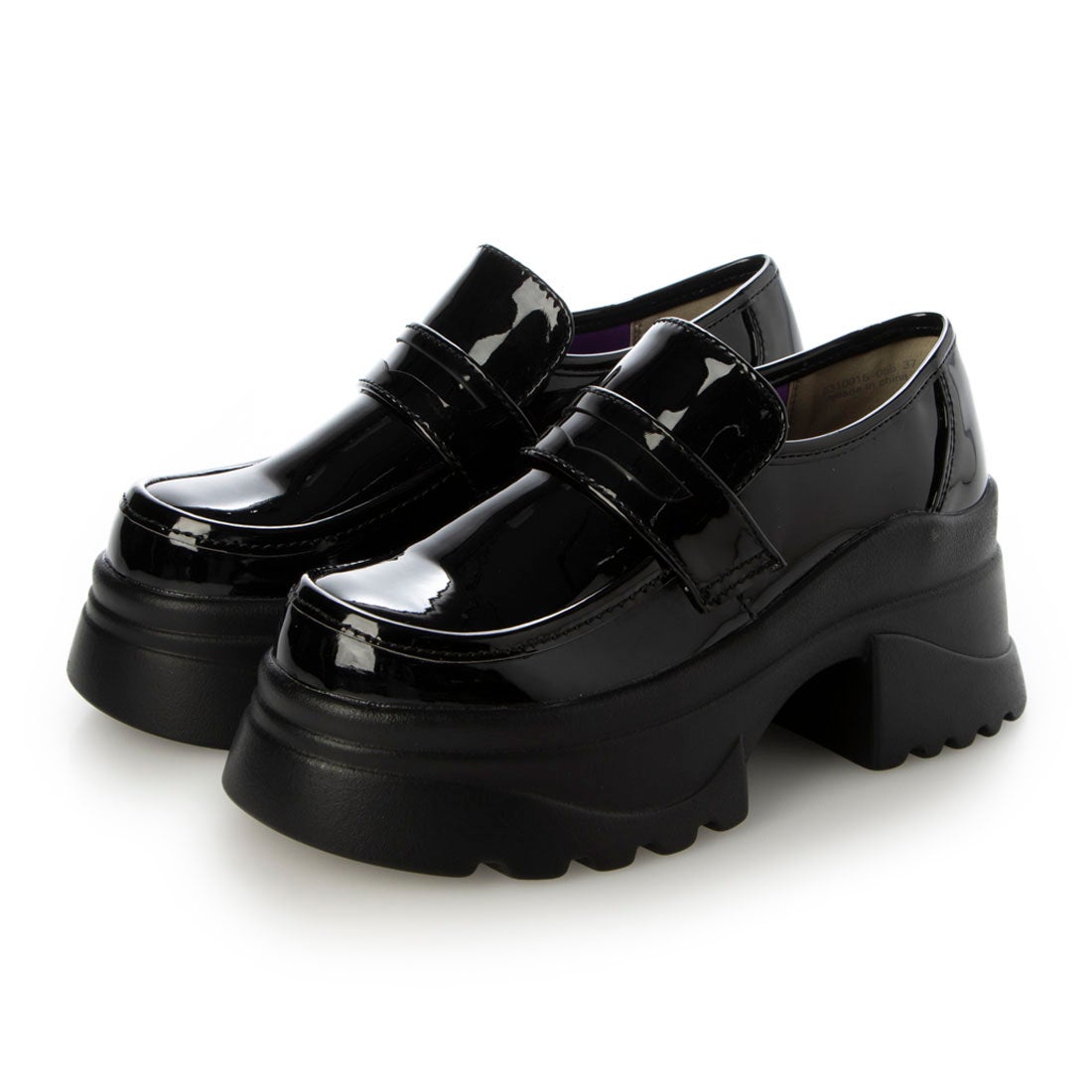 厚底ローファー （ブラックエナメル） -YOSUKE U・S・A 公式