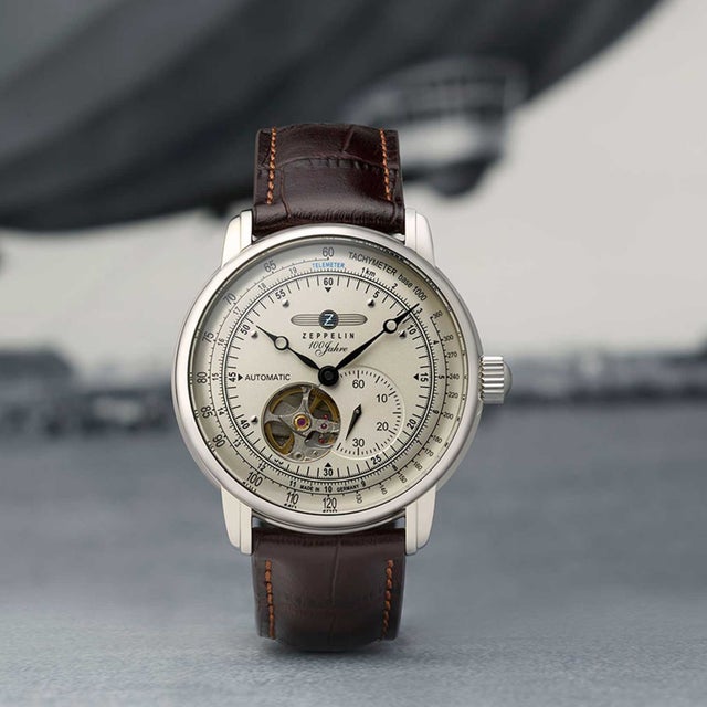 ツェッペリン ZEPPELIN 100周年モデル メンズ 時計 7680-1N クォーツ
