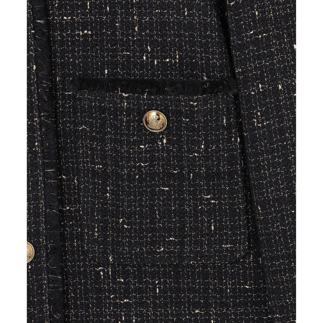 23区（大きいサイズ） 【滝沢眞規子さん着用】GIOLICA ボタン ツイード