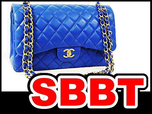 売切】シャネル デカマトラッセ 青！可愛いバッグ | エルメス買取販売
