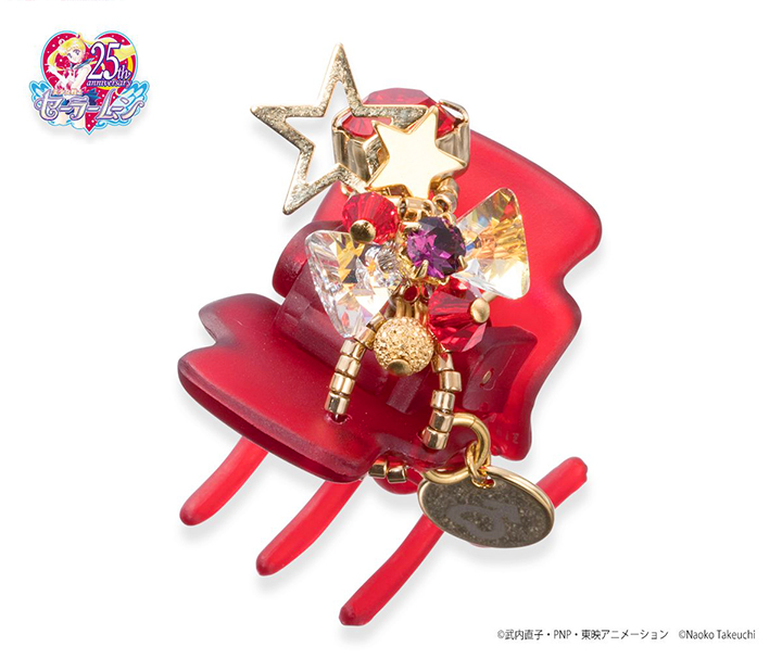 セーラー5戦士のカラフルなヘアクリップ＆豪華なムーンスティック