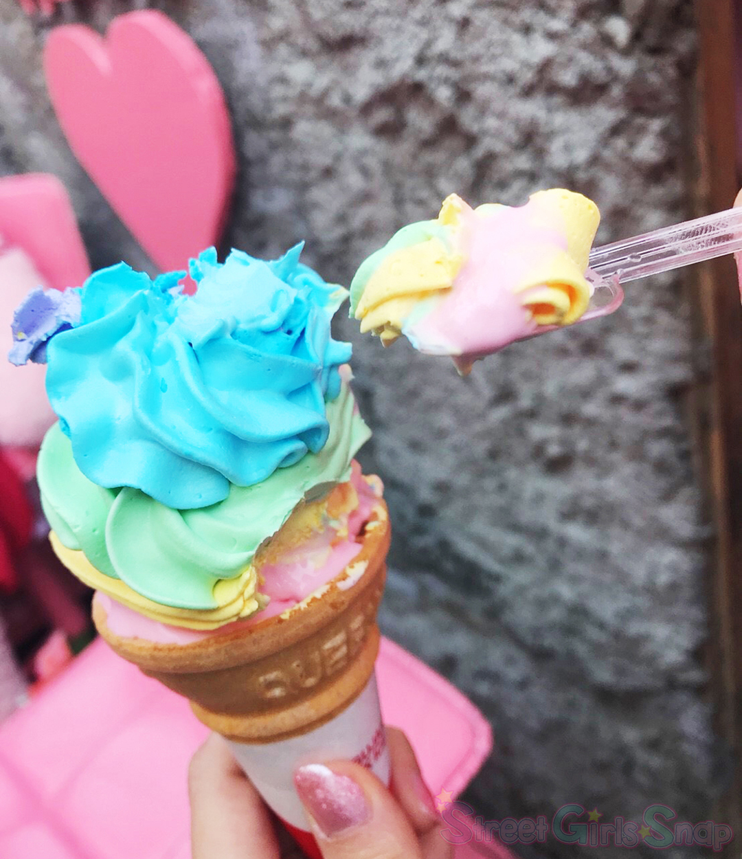 5色のクリームにテンション上がる♪ 原宿・竹下通りにネクストブレイク