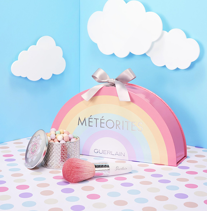 レインボウ×カラフルドット柄のスペシャルBOX入り♪ ゲラン「メテオ