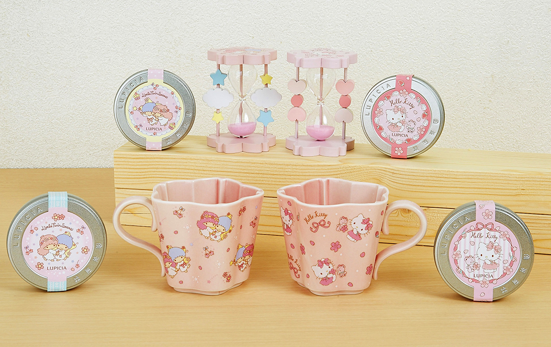 キキララ＆キティが春らしいさくらデザインに♡ サンリオ×世界のお茶