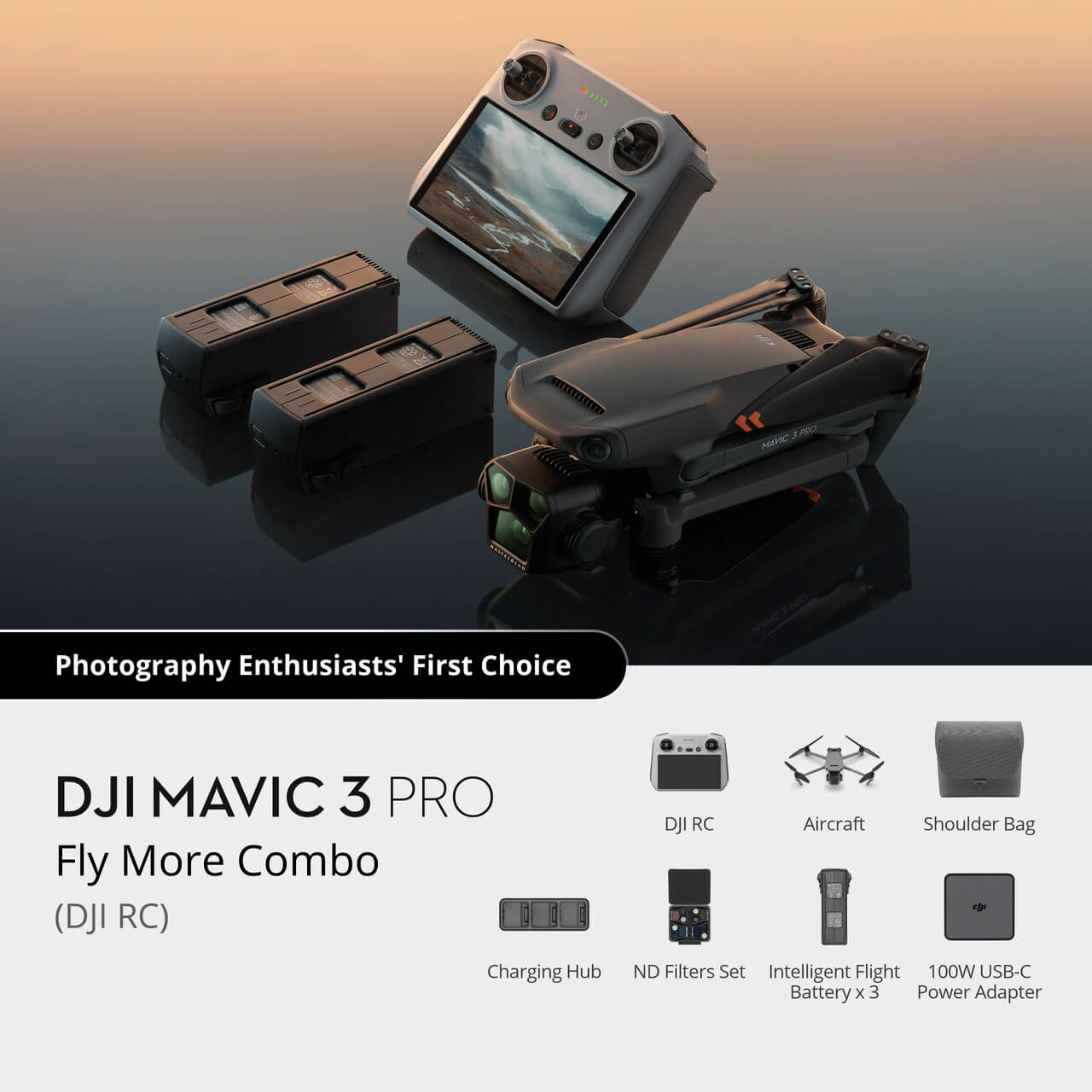 Buy DJI Mavic 3 Pro - Triple-Lens Flagship Camera Drone