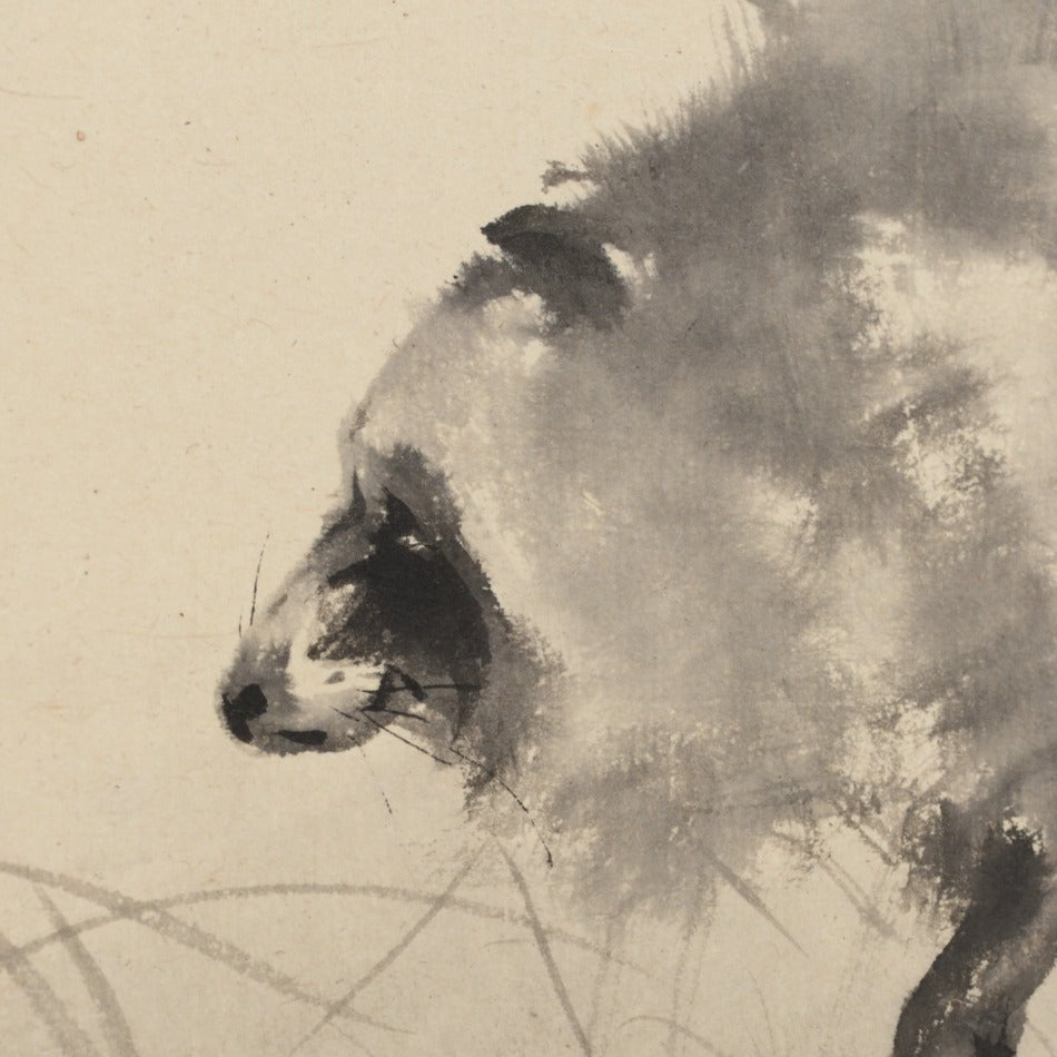 掛け軸 月に狸 – SENSE of 京表具