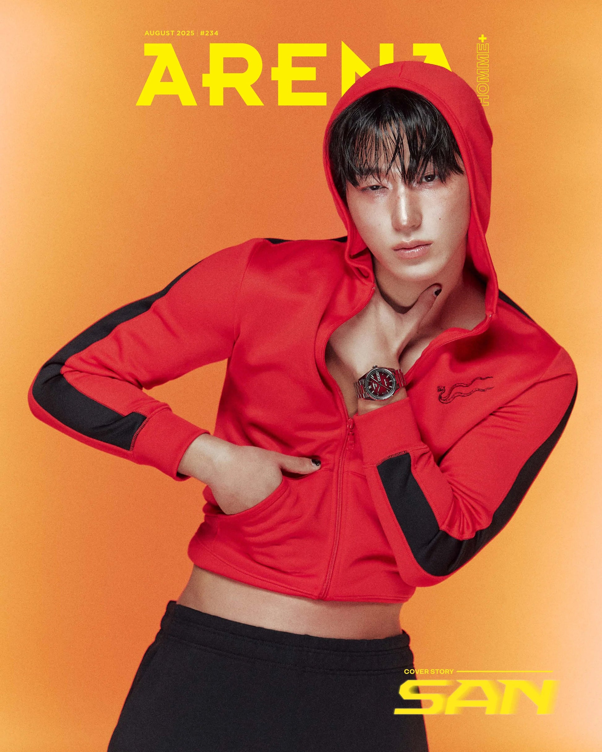 ATEEZ] SAN ARENA HOMME+ KOREA MAGAZINE AUGUST 2025 - Random Cover