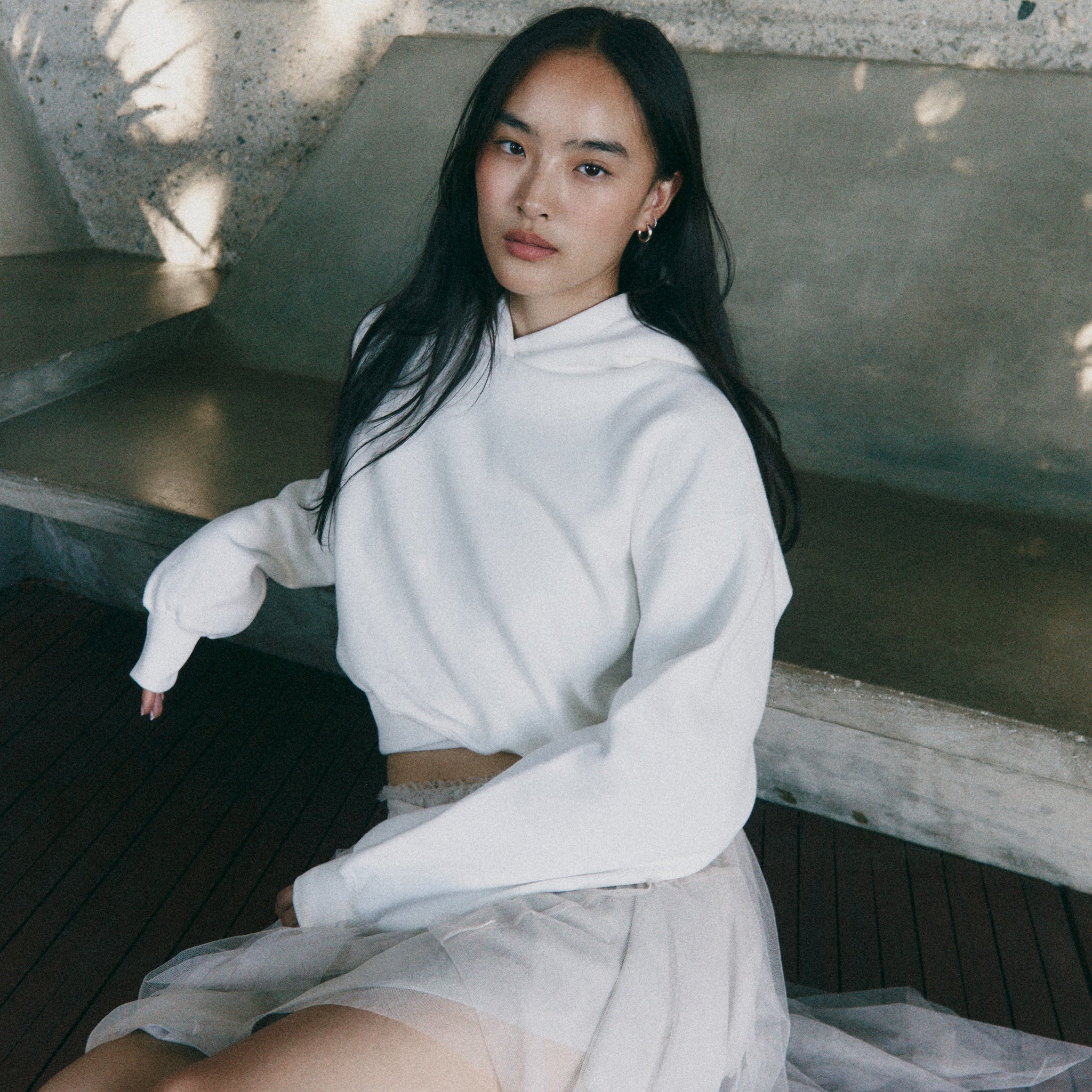 Volume Sweat Shortフーディープルオーバー