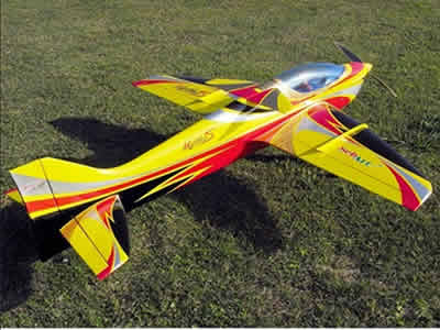 Sebart Mythos 50E Yellow Black ARF PLUS RC Airplane.cheap