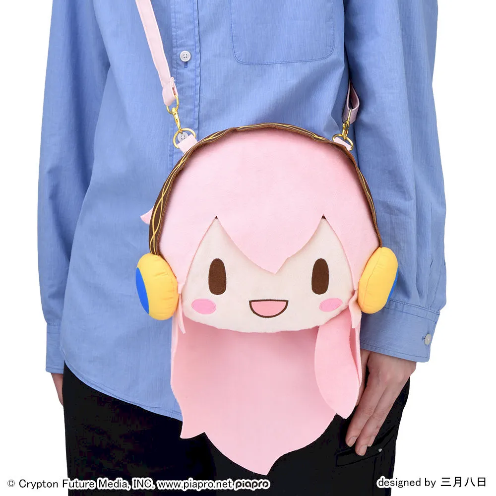 グッズ]巡音ルカ ふわぷち フェイスショルダーバッグ（M）｜プライズ