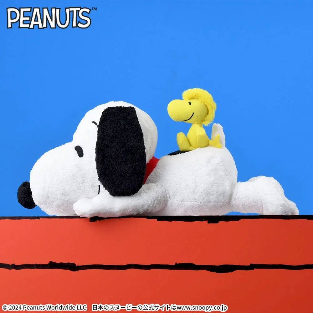 SNOOPY™ Lぬいぐるみ “スヌーピー&ウッドストック” おしりVer