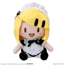 初音ミクシリーズ ふわぷち ミニぬいぐるみ“鏡音リン”メイドVer