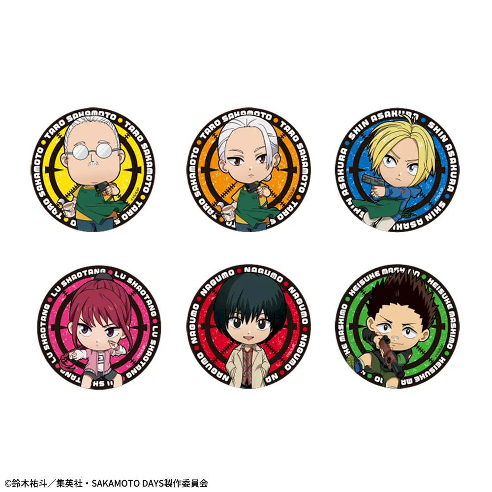 SAKAMOTO DAYS 缶バッジ｜プライズ・くじ・グッズ情報ならセガプラザ