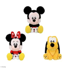 ミッキー&ミニー&プルート うるりぃみぃ ぬいぐるみ｜プライズ・くじ