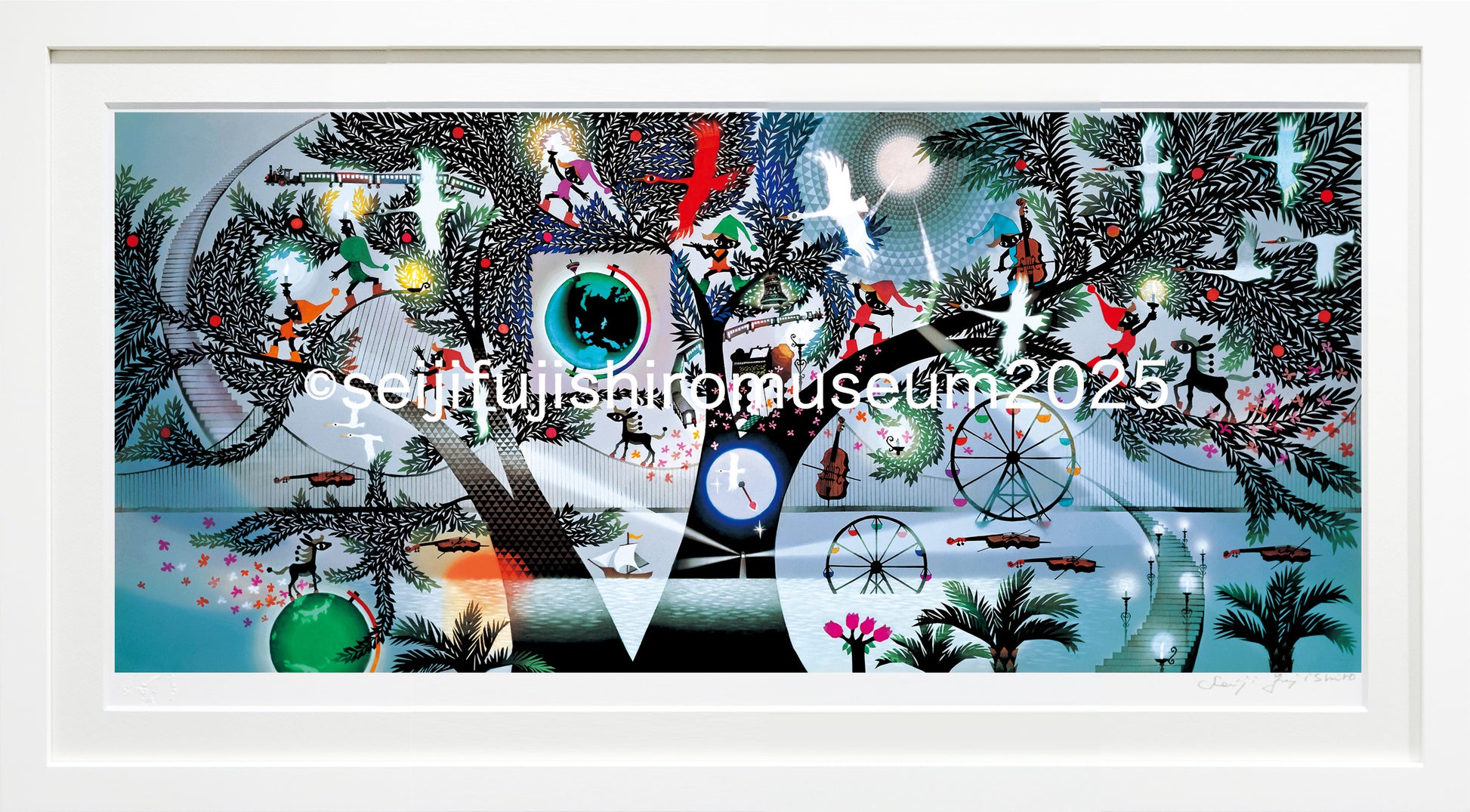 地球讃歌」FSM-37 ジクレー版画 – 藤城清治とラビの玉手箱