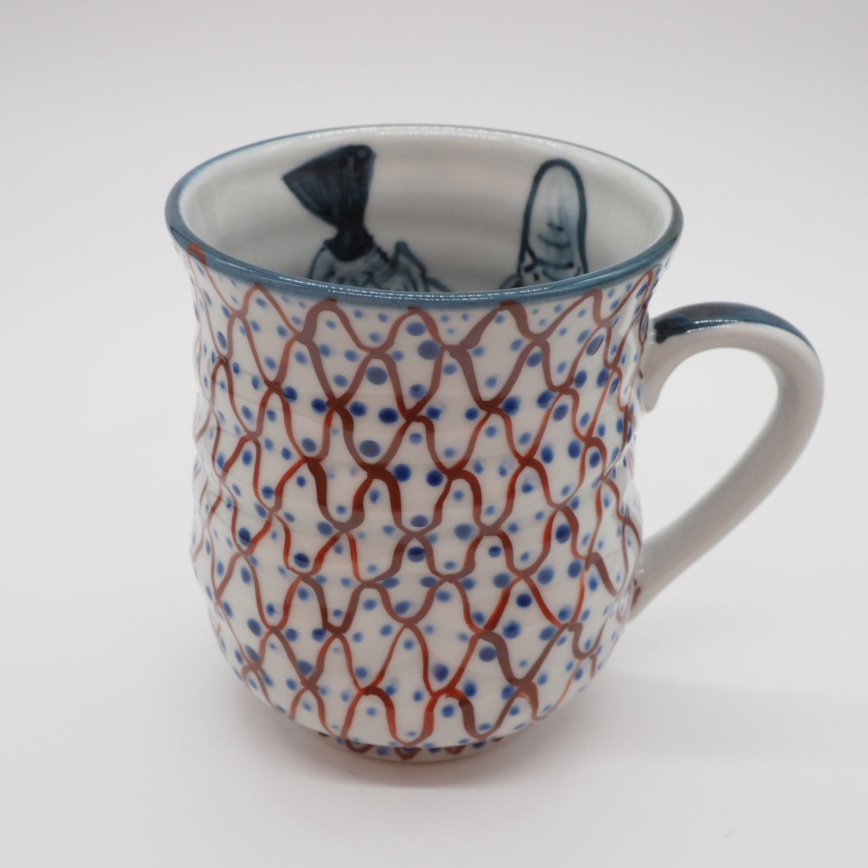 京焼・清水焼 村田幸之介(六齋窯) 七福神あみマグカップ– SEIKADO