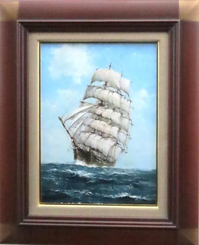 鈴木政輝 「ベニス」 油彩画 額装 昭和の絵画 鈴木政輝 「ベニス