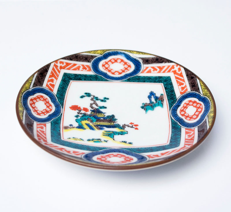 名品豆皿 古九谷木瓜ちらし山水図 MC-09 – SEIKOU ONLINE