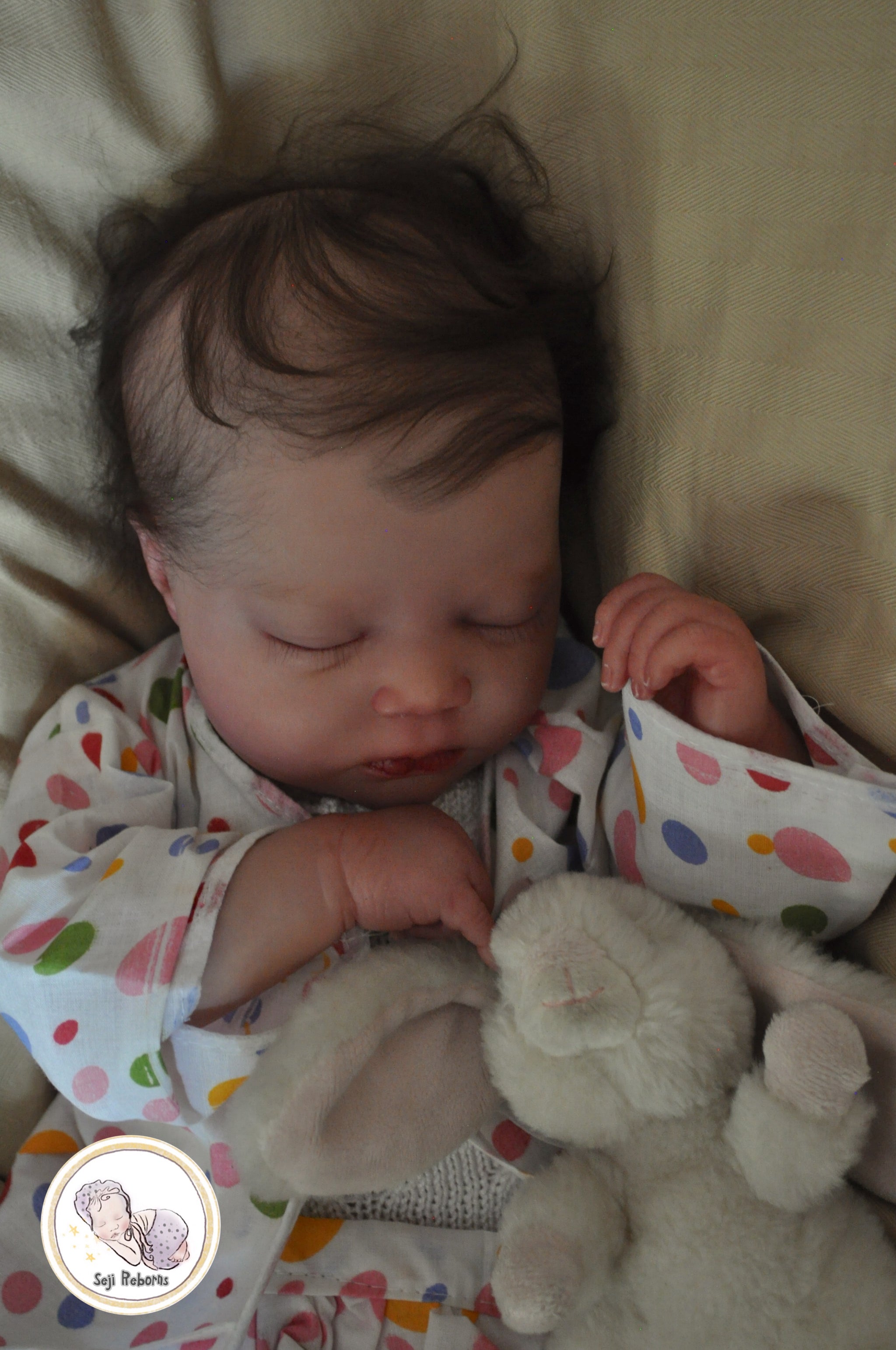 Johanna asleep reborn baby - made to order - seji reborns
