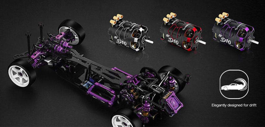 HOBBYWING XeRUN-D10 ブラシレスモーター 10.5T【1/10用】 - セキド