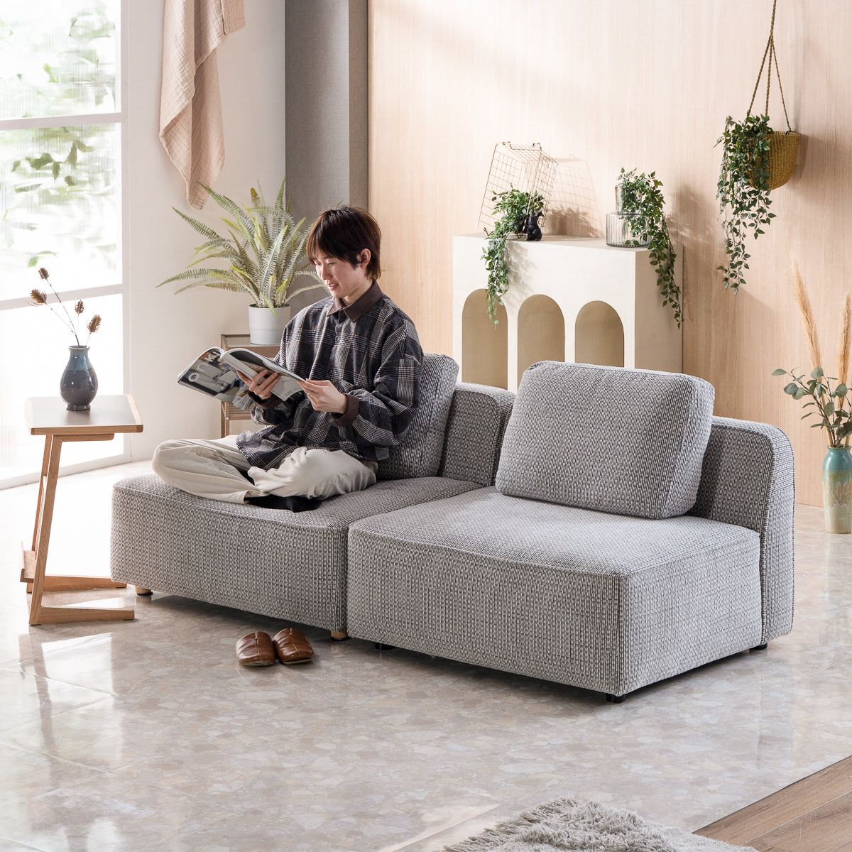 ミリス 1人掛け＋1人掛けソファ