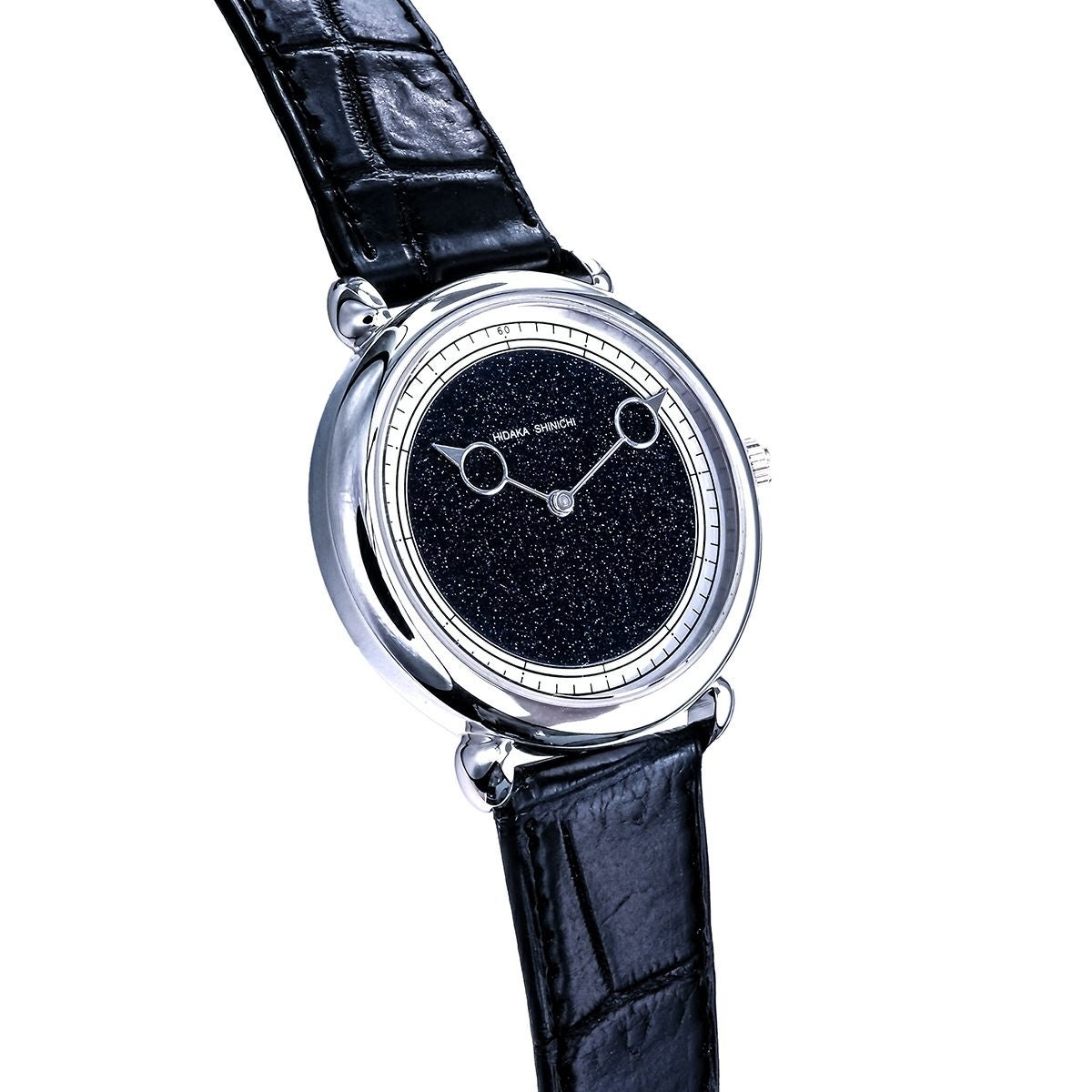 伊弉諾 by 松下庵クロコダイルレザーストラップ メンズ腕時計 | H°M'S